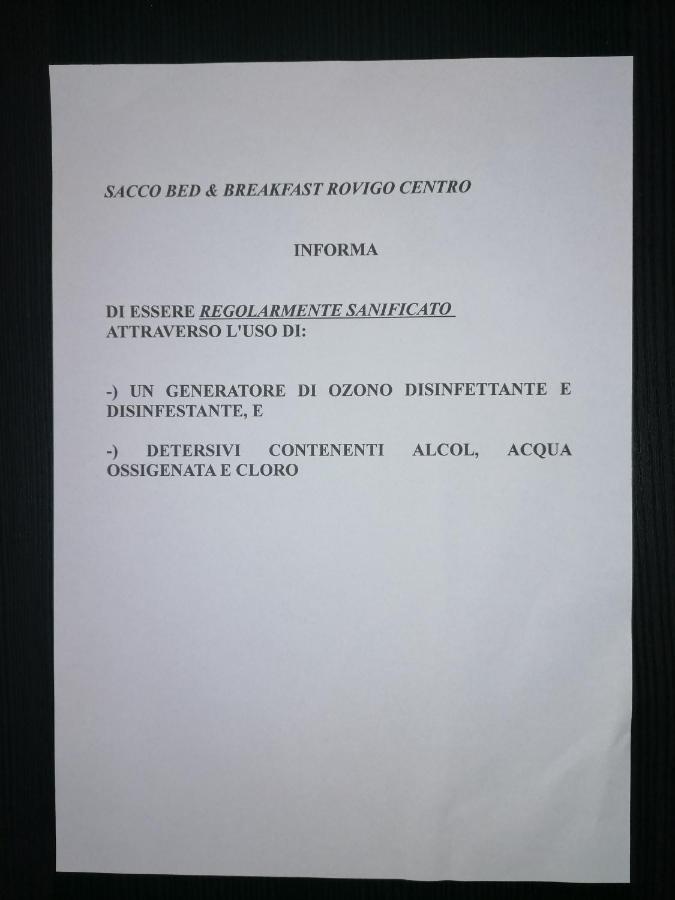 Sacco Bed&Breakfast Rovigo Exteriör bild
